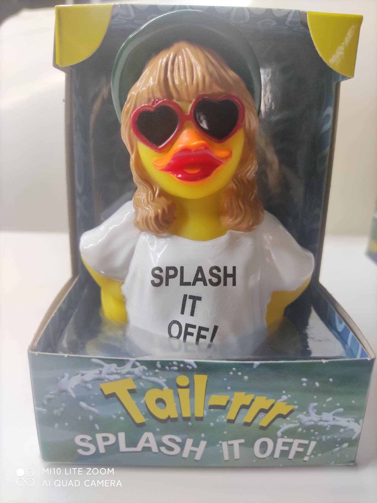 CelebriDucks Tail-rrr - Splash It Off! Rubber Duck