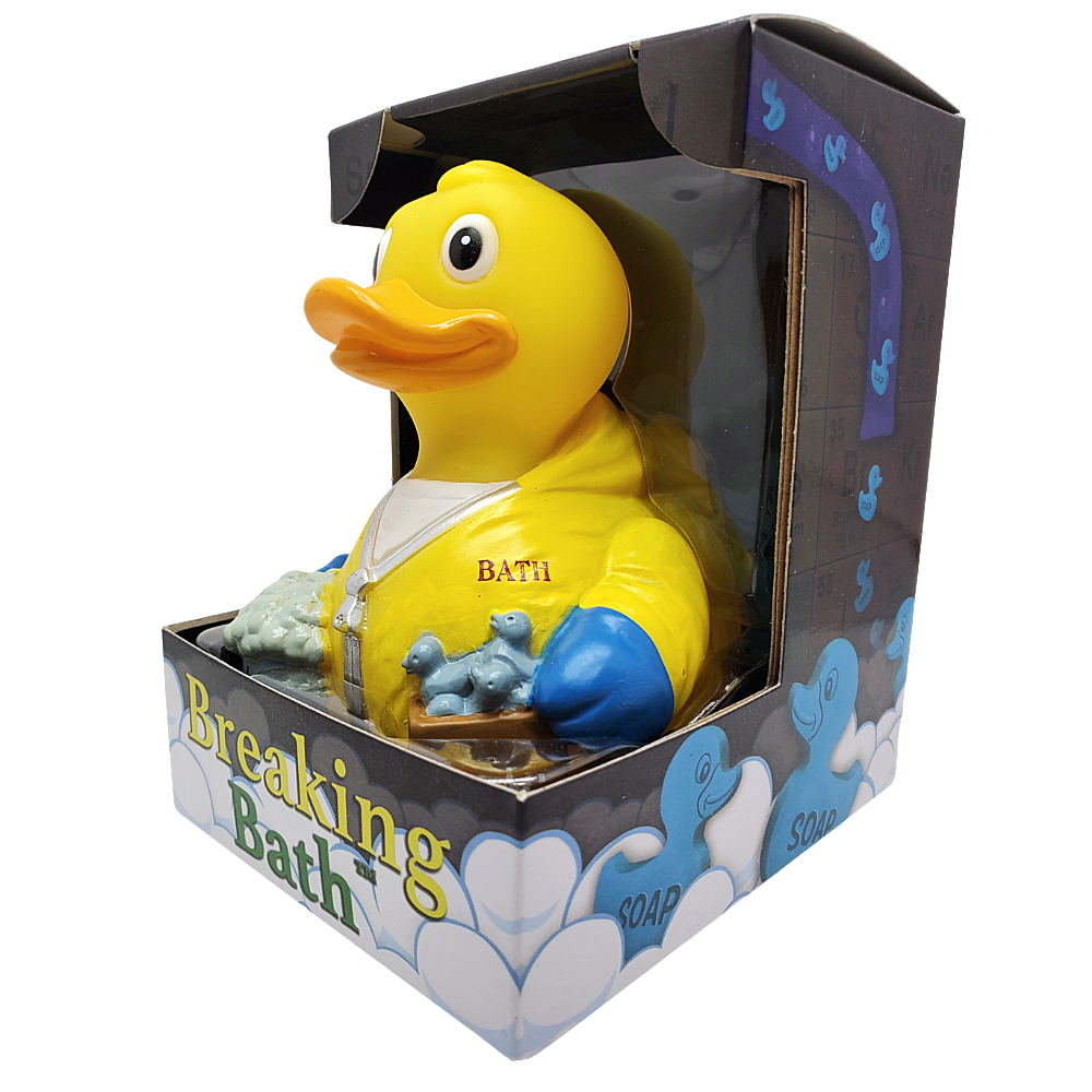 CelebriDucks Breaking Bath Rubber Duck