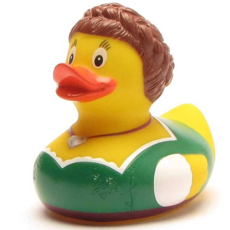 Bavarian Lady Rubber Duck
