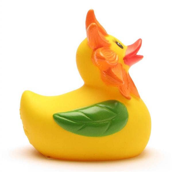 Flower Sunflower Rubber Duck