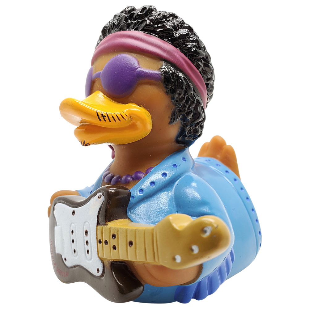 CelebriDucks Purple Waves Rubber Duck