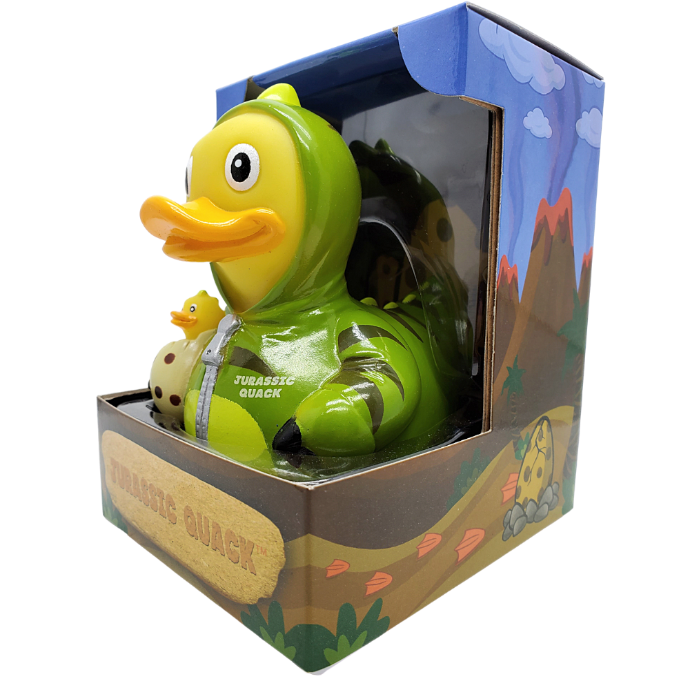 CelebriDucks Jurassic Quack Rubber Duck