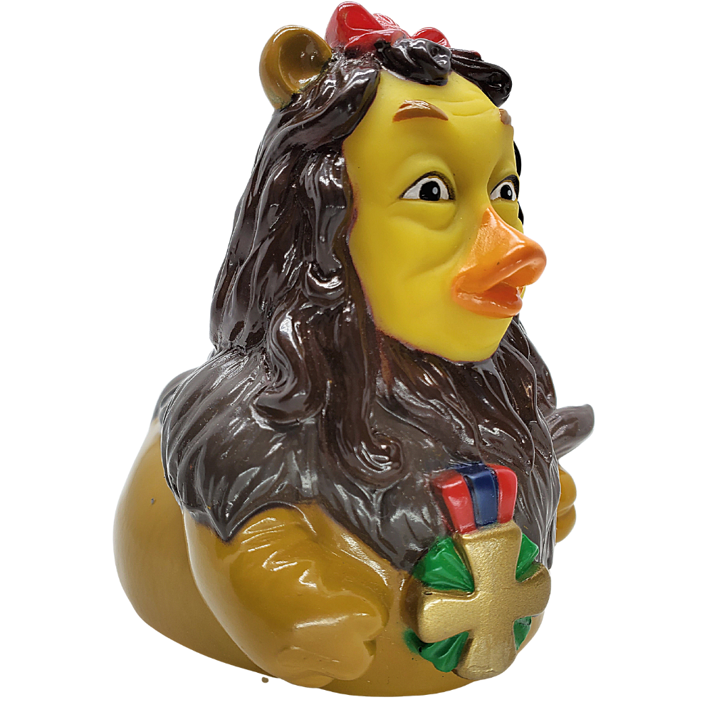 CelebriDucks Wizard of Oz Cowardly Lion Rubber Duck