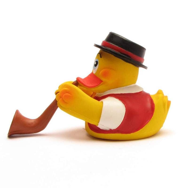 Swiss Alphorn Blower Rubber Duck