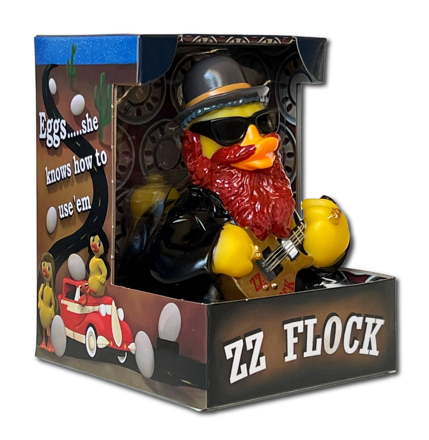 CelebriDucks ZZ Flock Rubber Duck