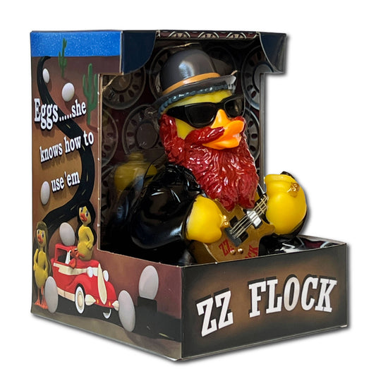 CelebriDucks ZZ Flock Rubber Duck