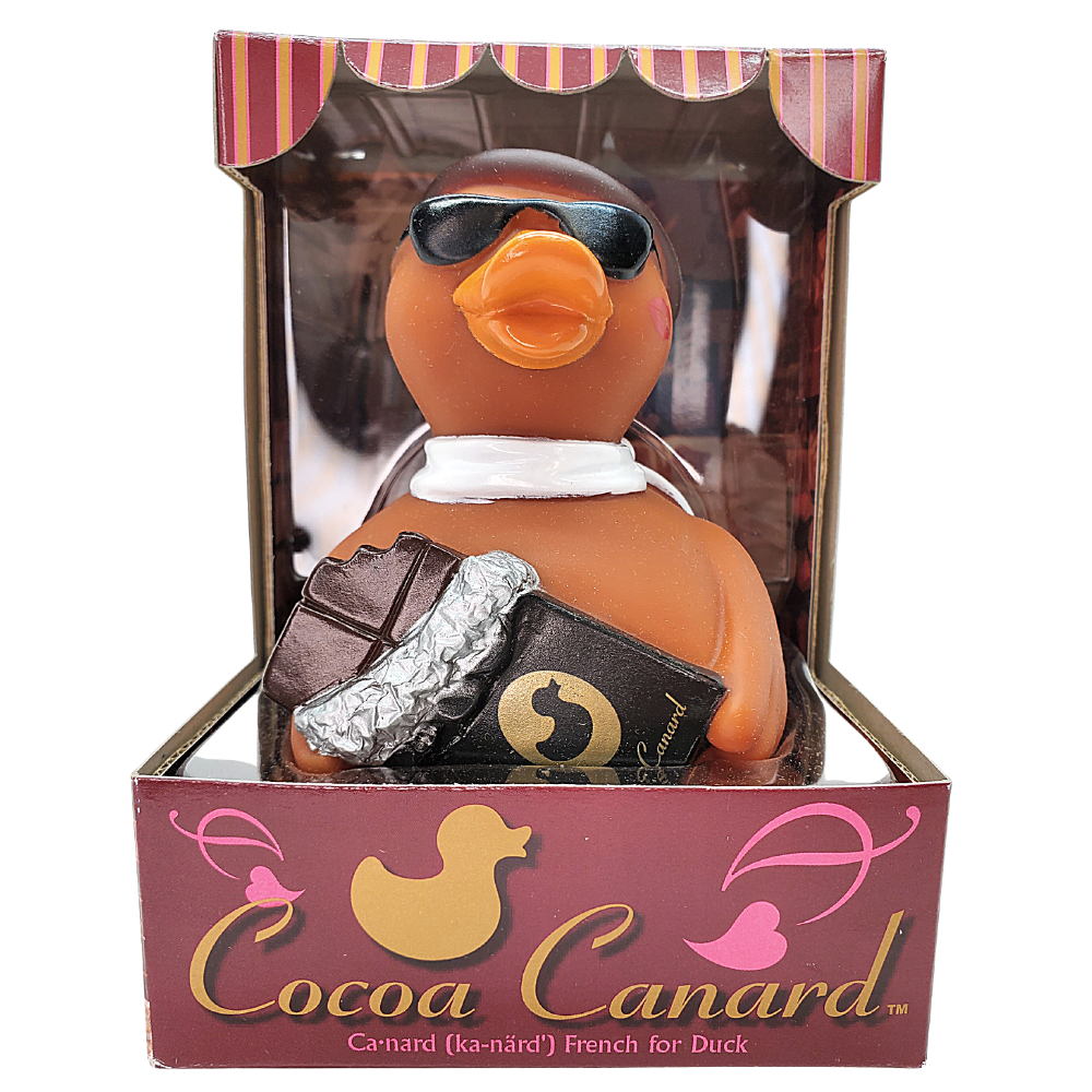 CelebriDucks Cocoa Canard Rubber Duck