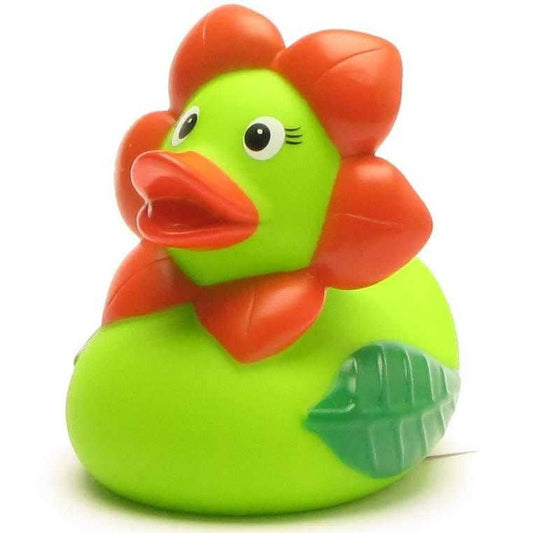 Flower Green Rubber Duck