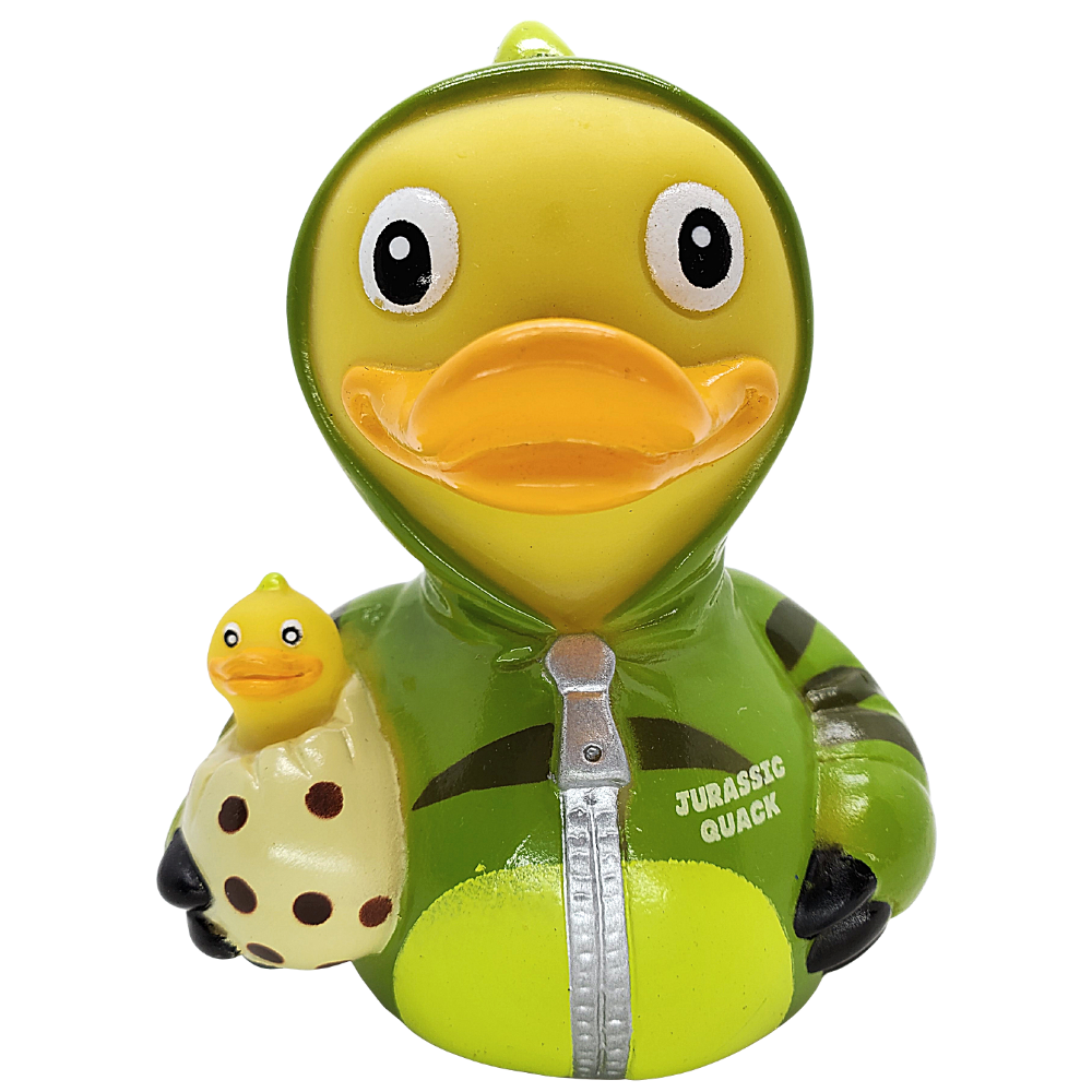 CelebriDucks Jurassic Quack Rubber Duck