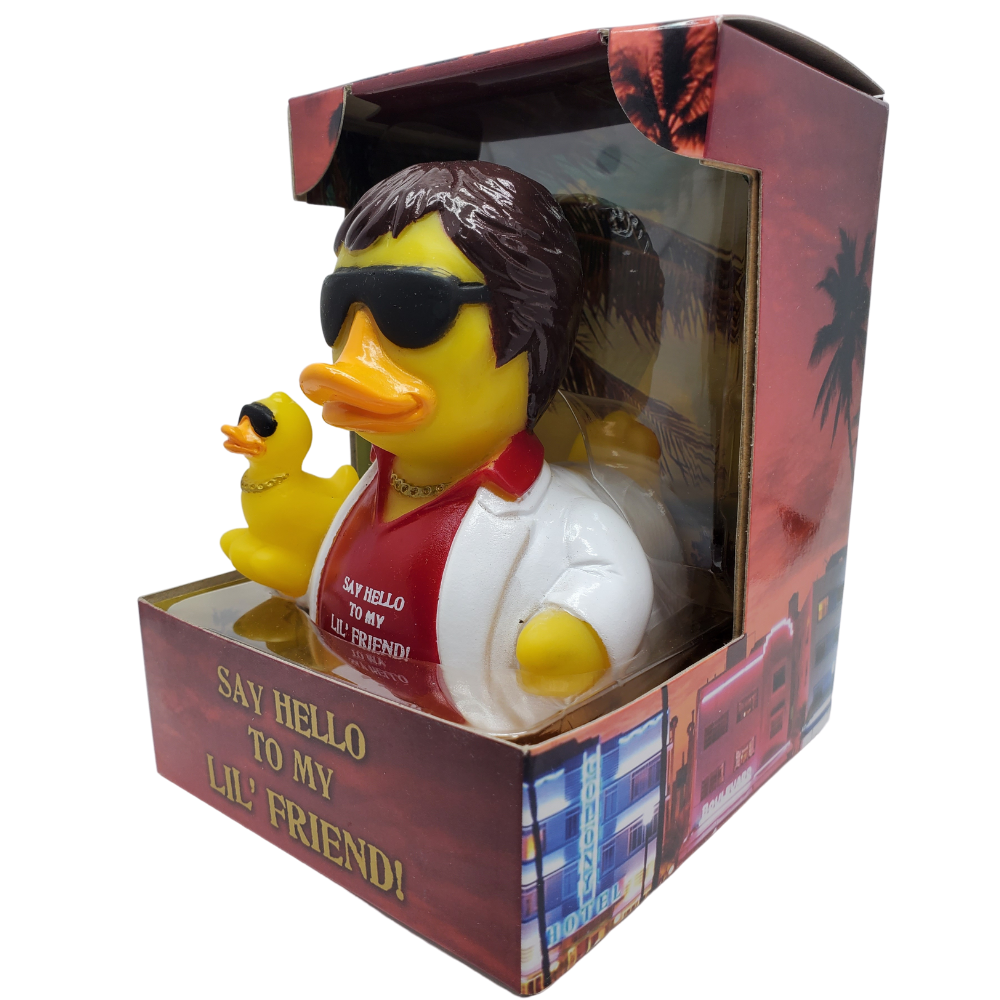 CelebriDucks Say Hello To My Lil’ Friend Rubber Duck
