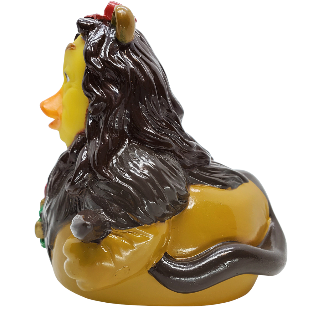 CelebriDucks Wizard of Oz Cowardly Lion Rubber Duck