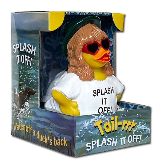 CelebriDucks Tail-rrr - Splash It Off! Rubber Duck