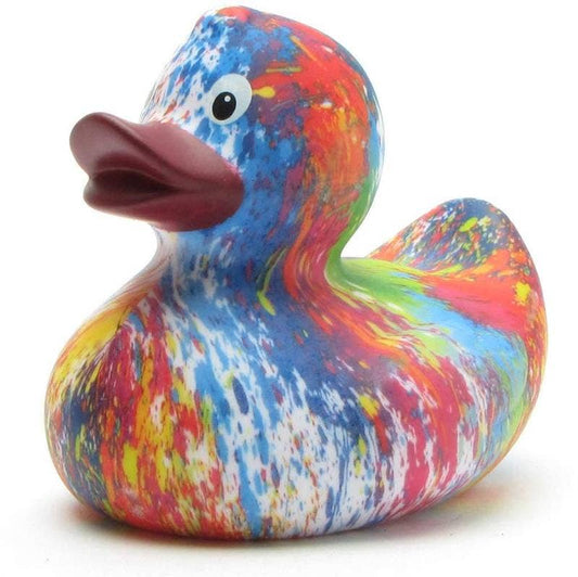 Rainbow (purple beak) Rubber Duck