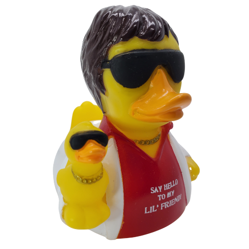 CelebriDucks Say Hello To My Lil’ Friend Rubber Duck