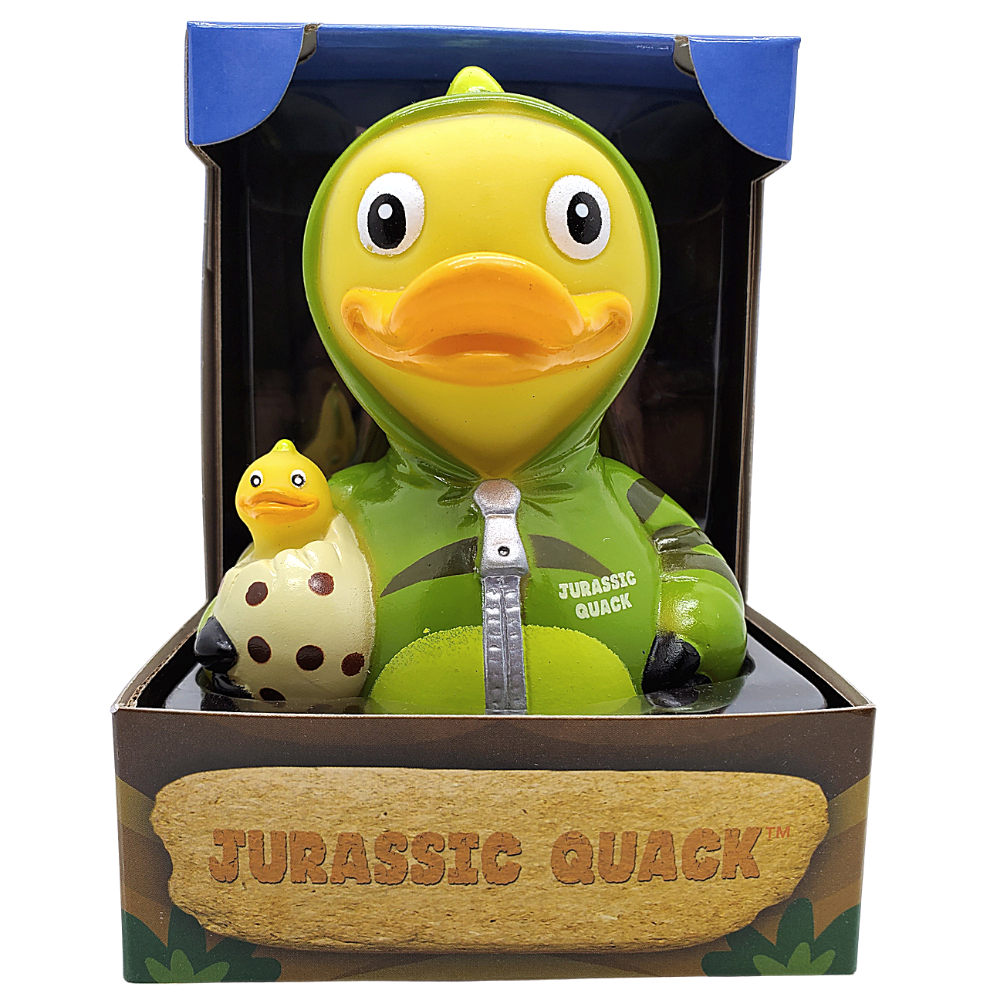 CelebriDucks Jurassic Quack Rubber Duck