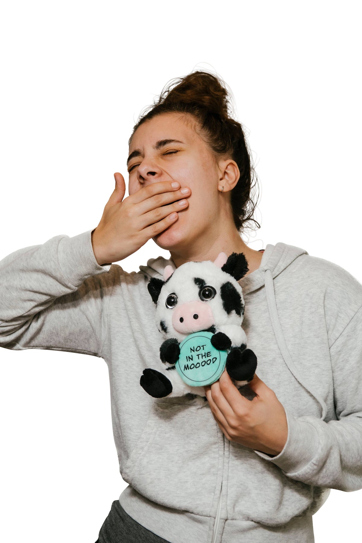 Plush Cow Soft Cuddly "Not In The Mooood"