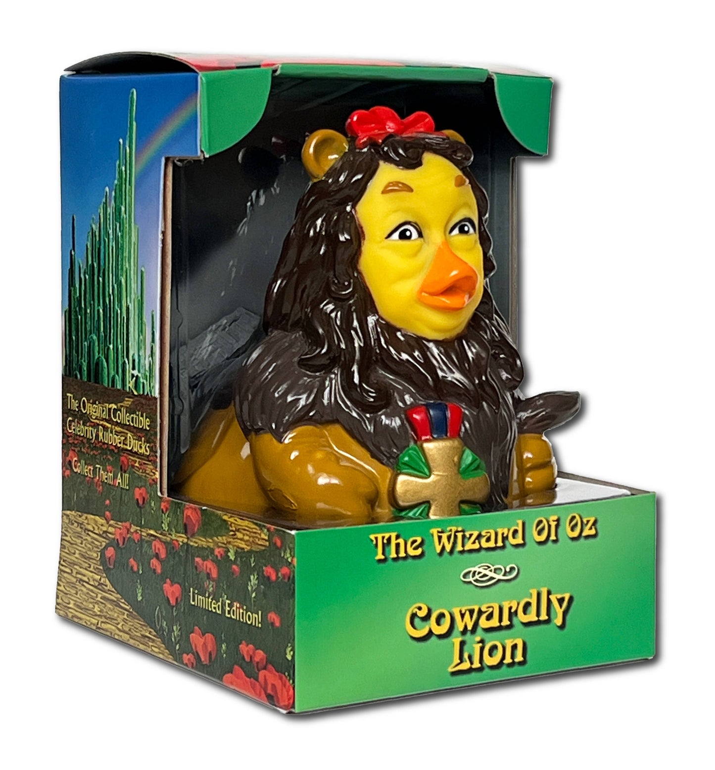 CelebriDucks Wizard of Oz Cowardly Lion Rubber Duck