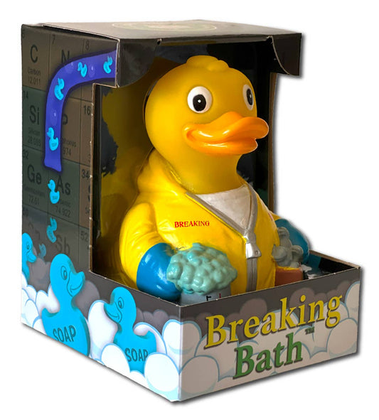 CelebriDucks Breaking Bath Rubber Duck