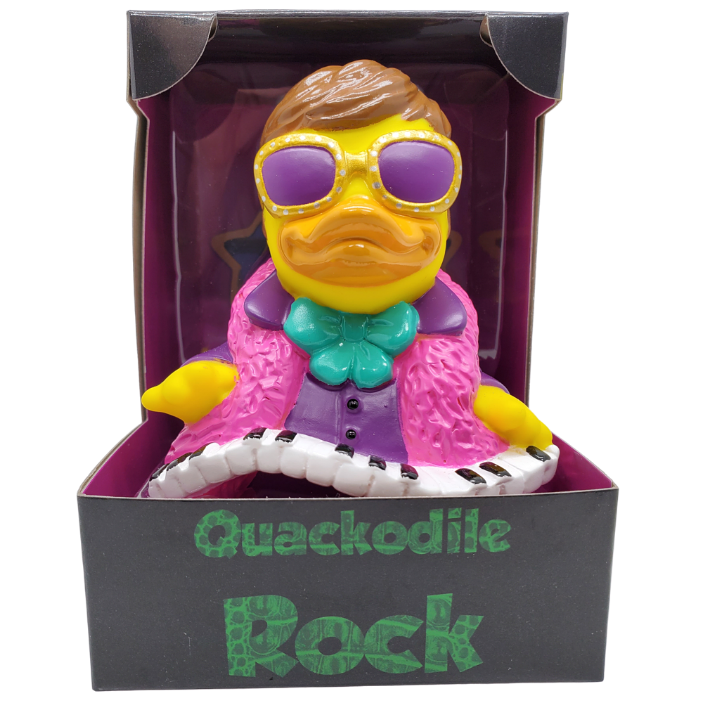 CelebriDucks Quackodile Flock Rubber Duck