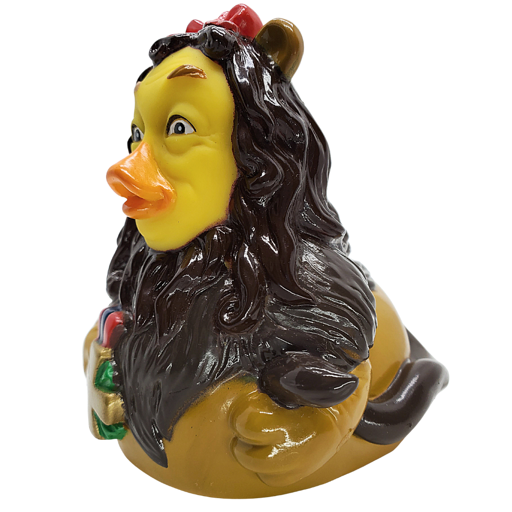 CelebriDucks Wizard of Oz Cowardly Lion Rubber Duck