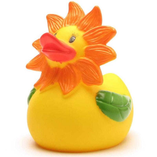 Flower Sunflower Rubber Duck
