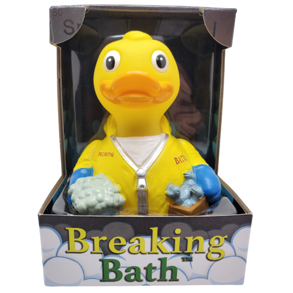 CelebriDucks Breaking Bath Rubber Duck