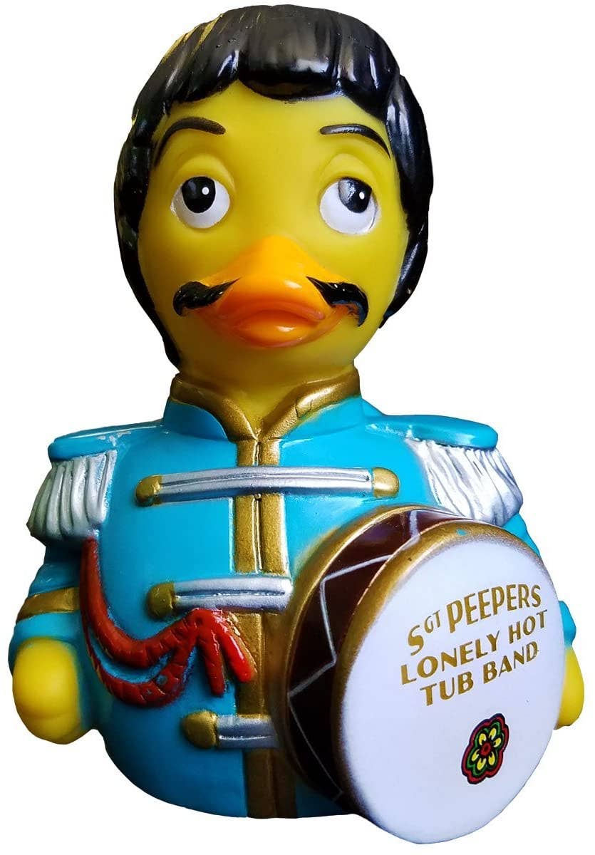 CelebriDucks Sargent Peepers Lonely Hot Tub Band Rubber Duck