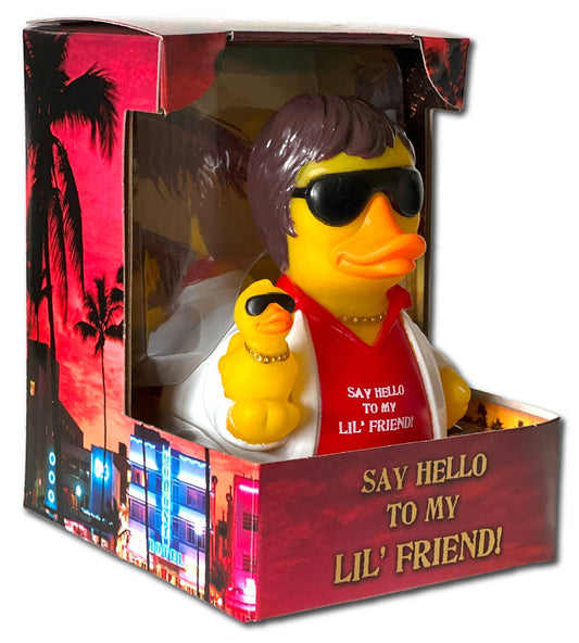 CelebriDucks Say Hello To My Lil’ Friend Rubber Duck