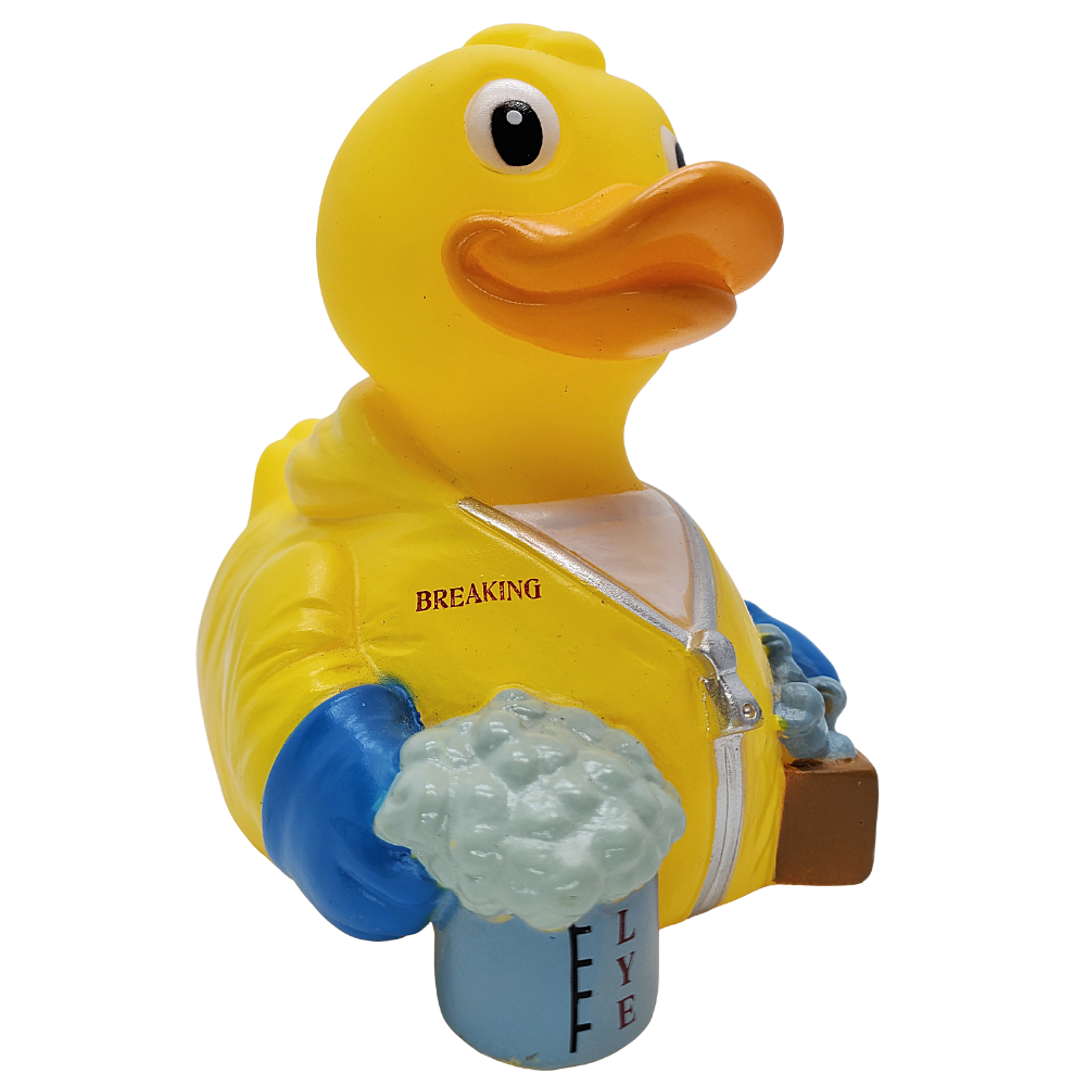 CelebriDucks Breaking Bath Rubber Duck