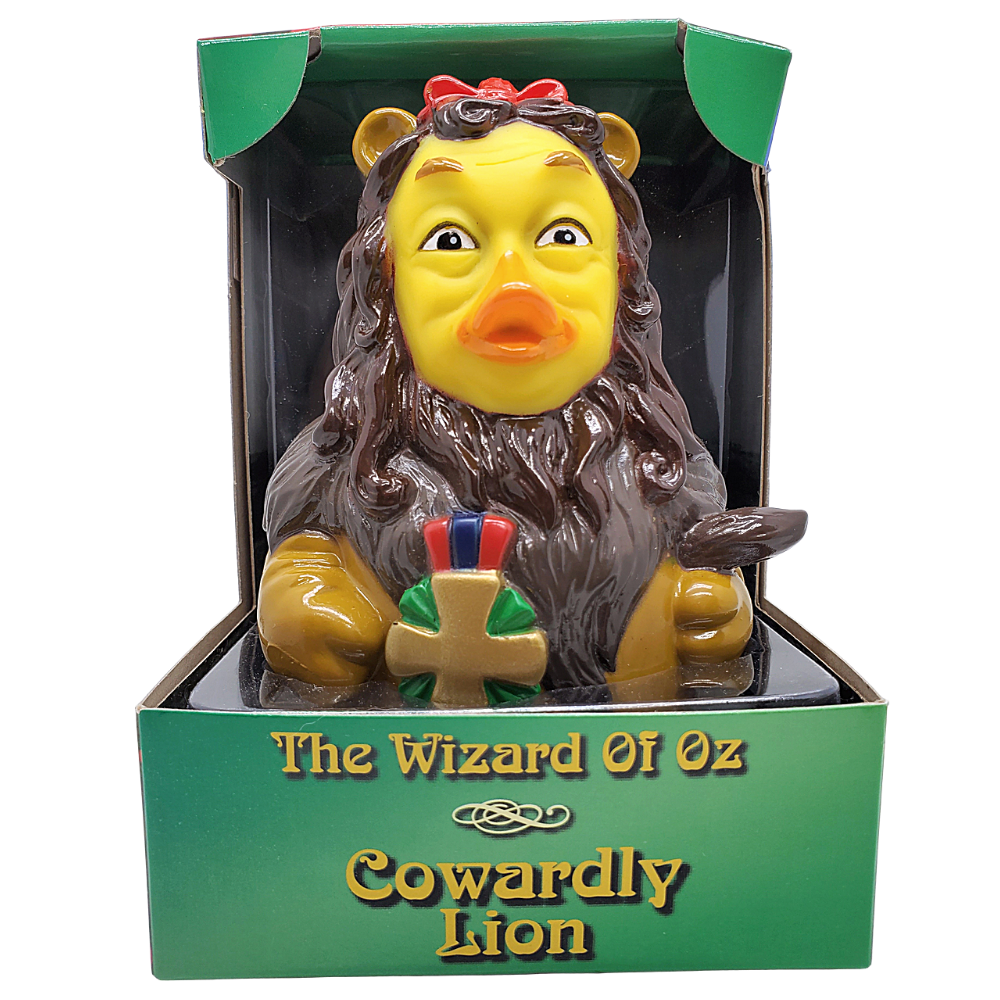 CelebriDucks Wizard of Oz Cowardly Lion Rubber Duck