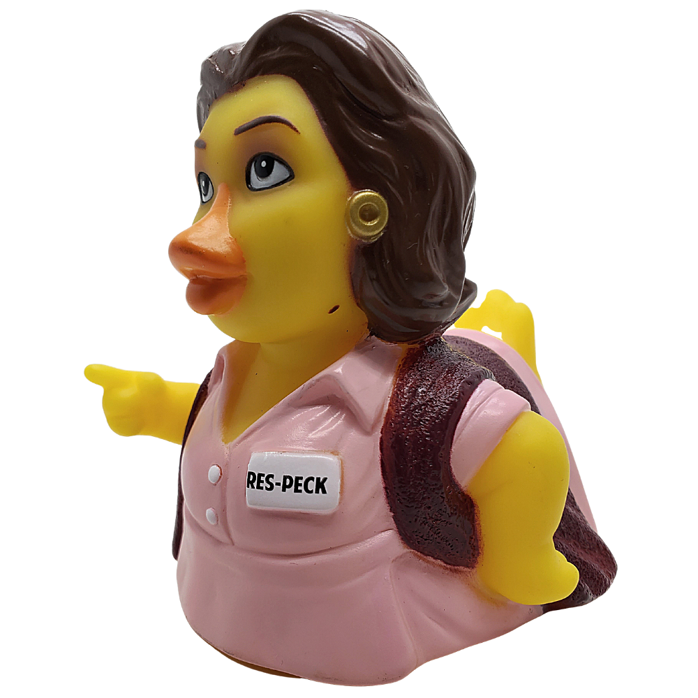 CelebriDucks Queen of Soak – R-E-S- PECK Rubber Duck