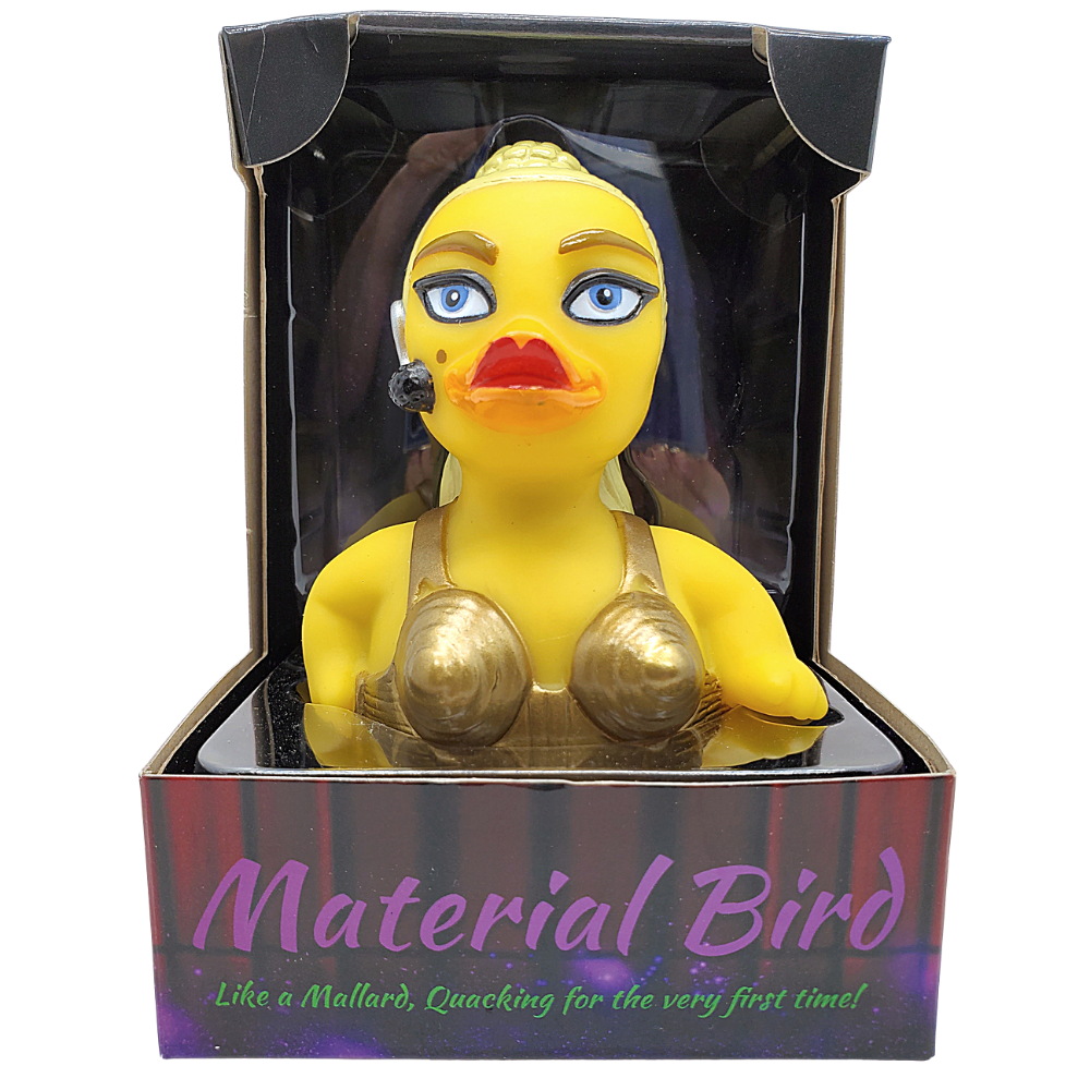 CelebriDucks The Material Bird Rubber Duck