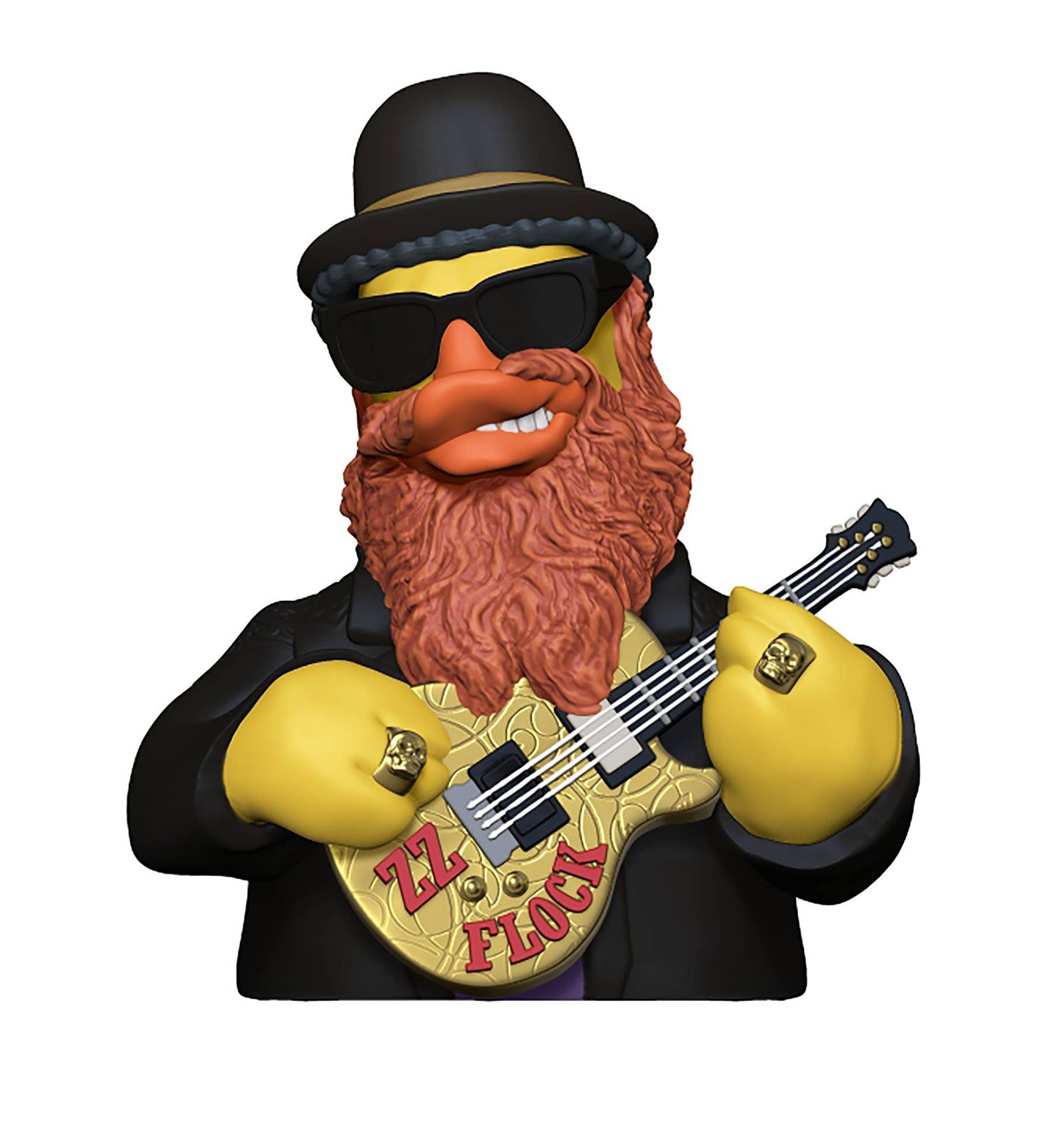 CelebriDucks ZZ Flock Rubber Duck