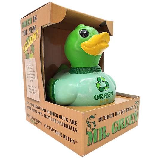 CelebriDucks Mr. Green Recycled Rubber Duck