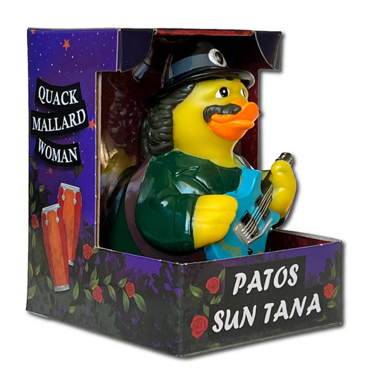 CelebriDucks Patos Sun Tana - Quack Mallard Woman Rubber Duck