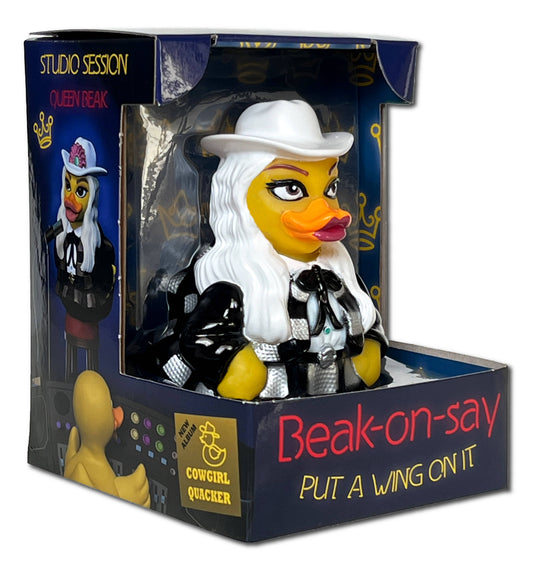 CelebriDucks Beak-on-say - "Put a Wing on It" Rubber Duck