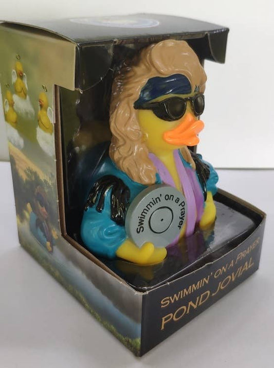 CelebriDucks Pond Jovial - Swimmin' On A Prayer Rubber Duck