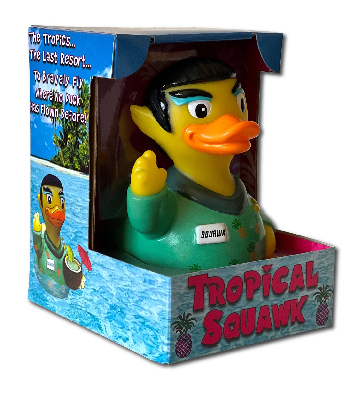 CelebriDucks Tropical Squawk Limited Edition Rubber Duck