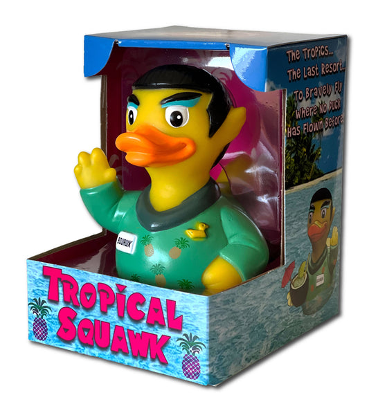 CelebriDucks Tropical Squawk Limited Edition Rubber Duck