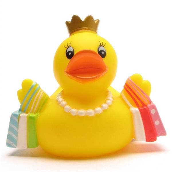Shopping Queen Rubber Duck