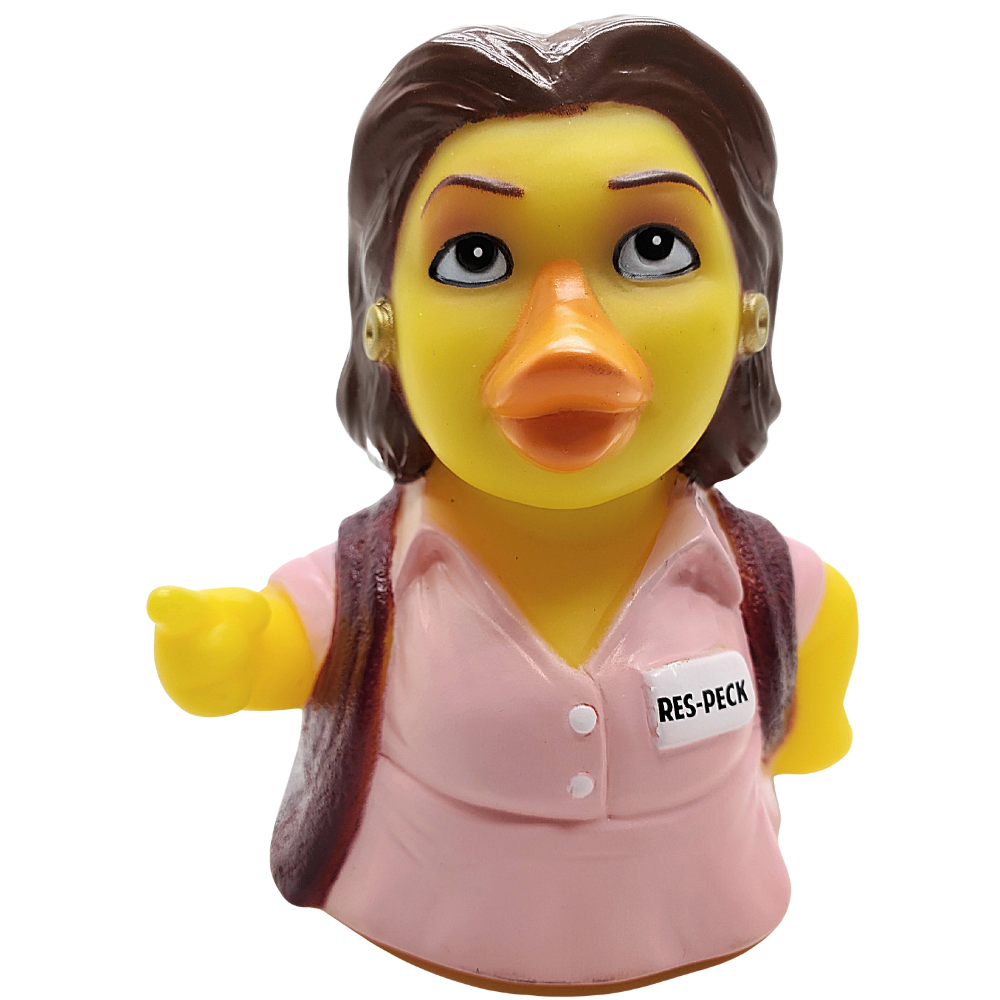CelebriDucks Queen of Soak – R-E-S- PECK Rubber Duck