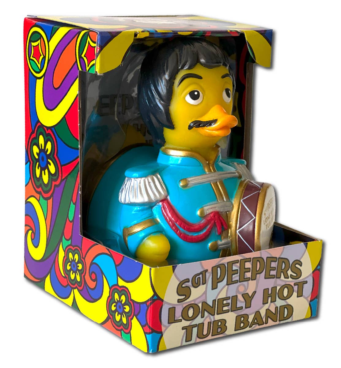 CelebriDucks Sargent Peepers Lonely Hot Tub Band Rubber Duck